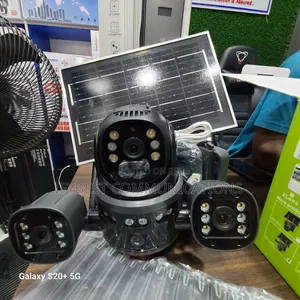 Ai Powered Solar CCTV 3lens Camera