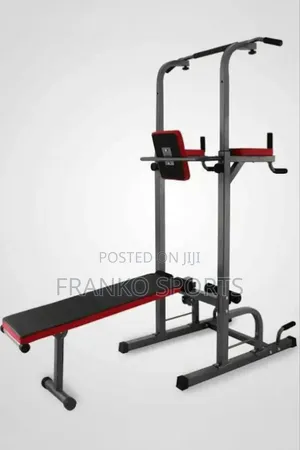 Tower Pull Up With Bench