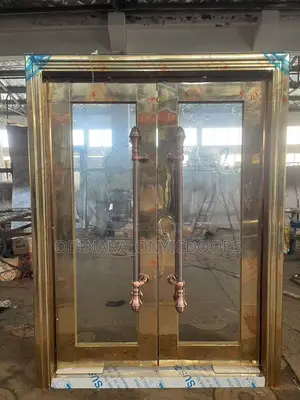 8ft by 5ft Hotel Swing Door (Golden Color)
