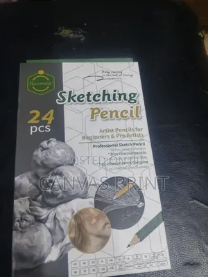 Professional Sketching Set 24 Pcs With 18 Pcs Sketch Pencil