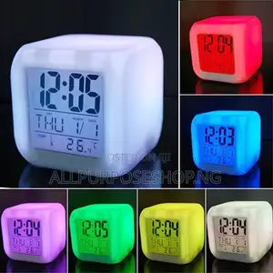 7 Colours Digital Alarm Clock