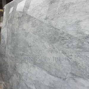 White Italian Carara Marble Slab
