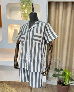 2 Piece Linen Outfit for Men .