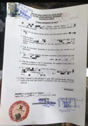 Affidavits of Fact