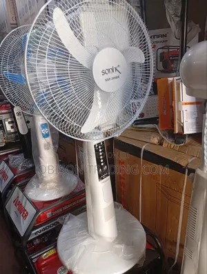 Sonik Japan Rechargeable Fan With Radio, Panel , Extra Bulb