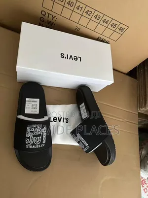 Quality Original Levis Leather Unisex Slide