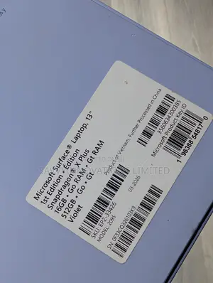 New Laptop Microsoft Surface 16GB Qualcomm Snapdragon X Plus SSD 512GB
