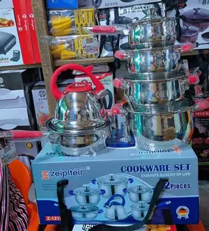 12pcs Zeipteir Cookware Set, Pot and Kettle