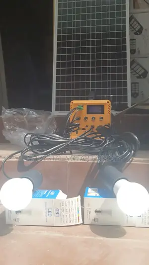 300w Solar Generator 25wh Battery Capacity 60w Solar Panel 2 Dc Bulbs