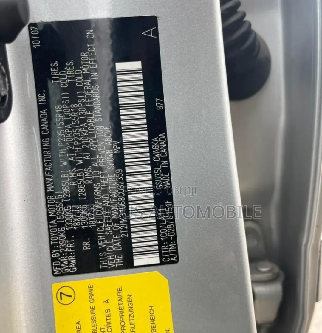 Lexus RX 2008 Silver