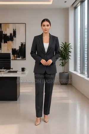 Premium Luxury Women Black Suit