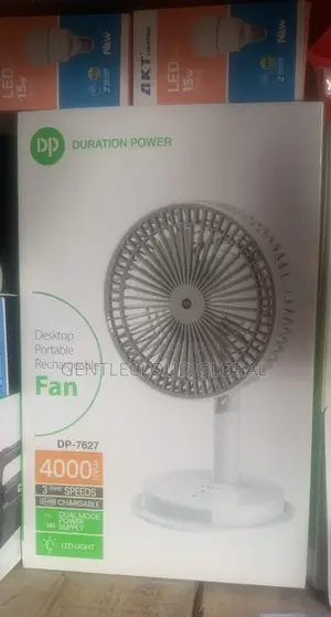 Desktop Portable Rechargeable Fan
