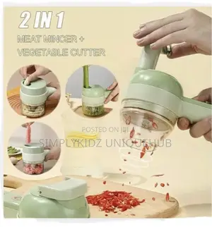 2in1 Rechargeable Electric Vegetable Hammer Food Chopper