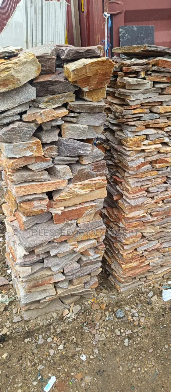 Pure Natural Stone, Good for Outside, Wall Cladding and Pillars.