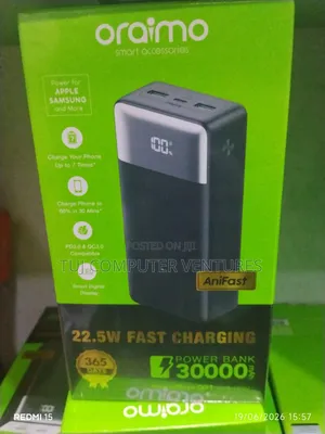 Oraimo 30000mah 22.5w