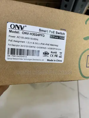 Onv 24port Poe and Gigabit Smart Switch