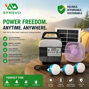 Solar Kit With Bulbs and Body Light