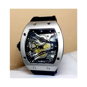 Men's Classic Trend Rubber Wristwatch