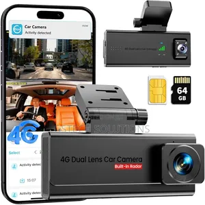 4g Dashcam Car Camera With Sim and Memory Card Slots