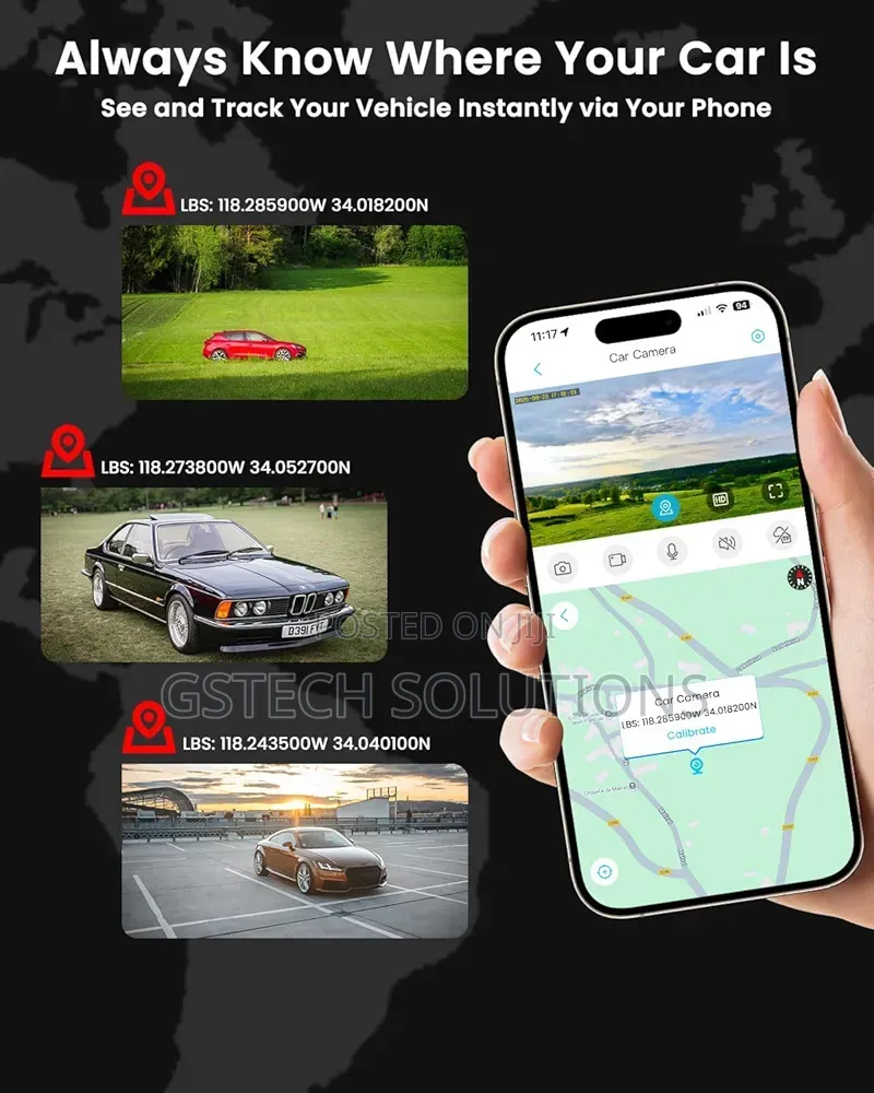 4g Dashcam Car Camera With Sim and Memory Card Slots