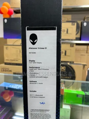 New Laptop Alienware Area-51 32GB Intel Core Ultra 9 SSD 2T