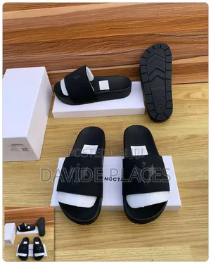 Quality Original Aristocrats Leather Unisex Slide Black