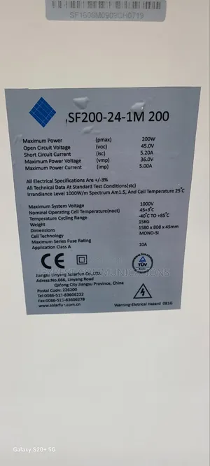 Brand New 200wat Solar Panels