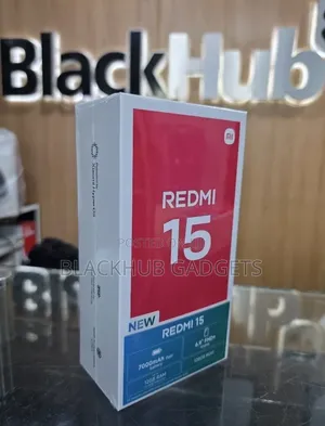 New Xiaomi Redmi 15 128 GB Black