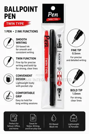 Twin Type Ball Pen
