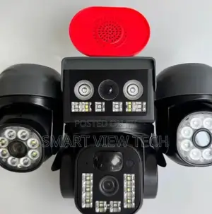 V380 4 Lens PTZ Solar Camera 18mp