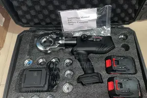 Professional 18v Cordless Hydraulic Crimping Tool (Complete Kit