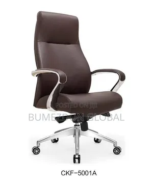 Executive High-Back Leather Office Chair | Ergonomic Swivel Boss Chair