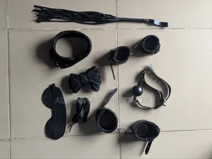 7 Piece BDSM Adult Toy Set for Couples -Black