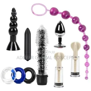10 Pieces Set BDSM for Men and Women Anal Plugs Rings Vibrator Nipple