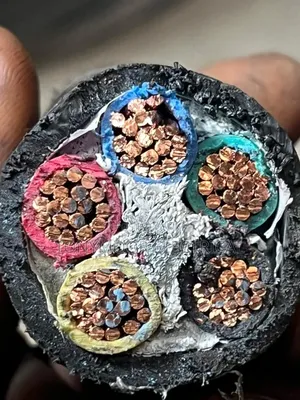 50mmx5core None-Armoured Nigerchin Electric Cable