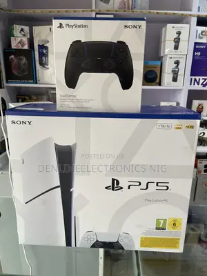 New Sony Play Station 5 Slim 1tb Game Console With Extra Game Pad .