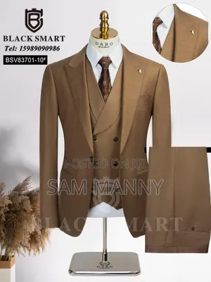 Blue Fitted Suits