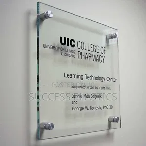 Custom Indoor and Outdoor Acrylic Wall Signage Services