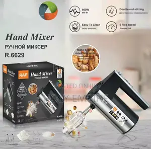 Powerful 5 Speed Electric Hand Mixer Portable Handheld Mixer