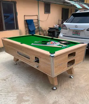 7ft Marble and Coin Operated Snooker Board