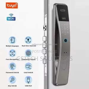 Smart Door Lock Tuya Face Id Intelligent Biometric Key
