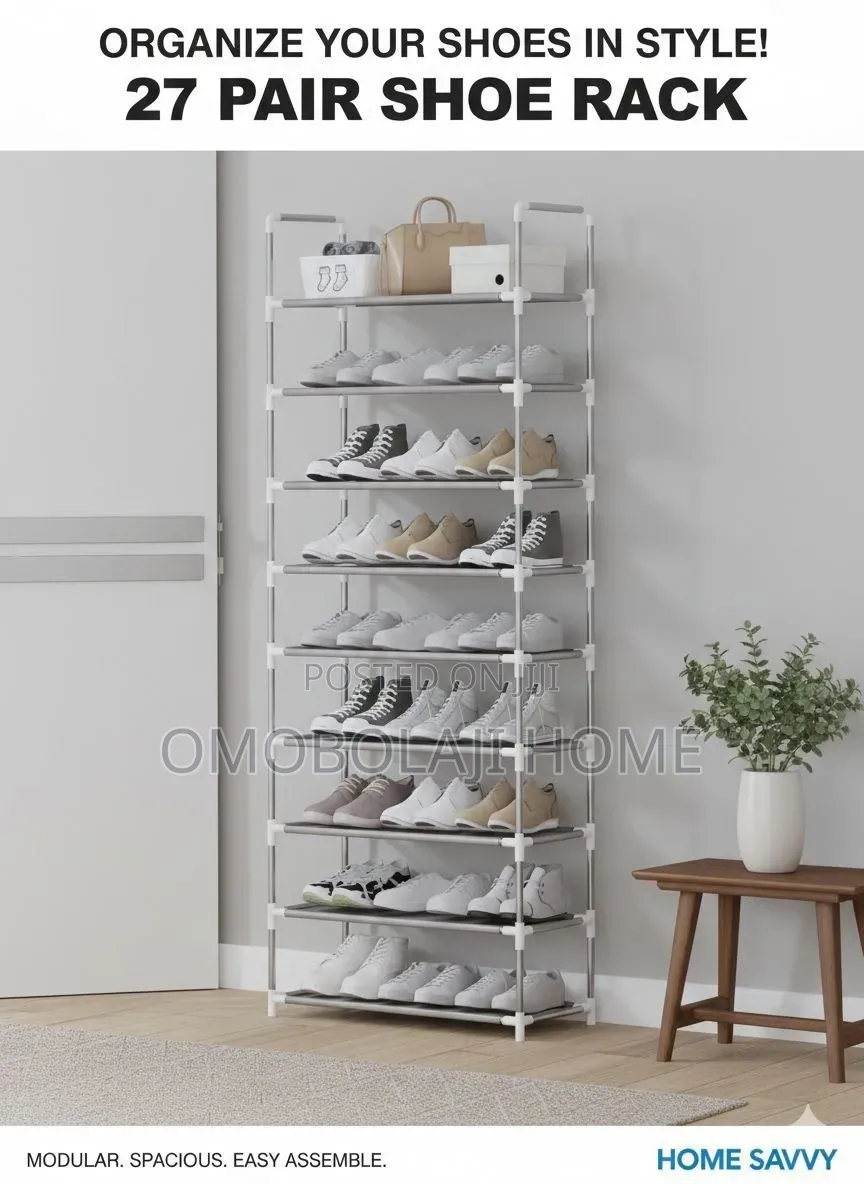 27 Pair Shoe Rack