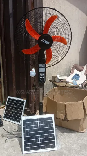 18"Ttss Solar Standing Fan