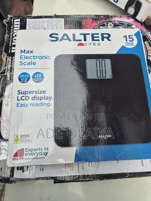 Salter 9049 Bk3r Max Digital Bathroom Scale in Black