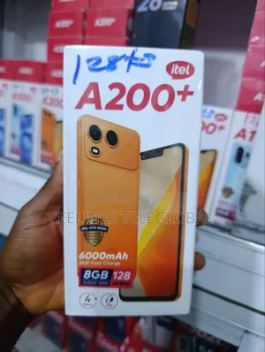New Itel A200+ 128 GB Black