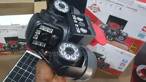 3im1 PTZ All 3 Lens Auto/Manual Rotation V380pro Solar Camera With App
