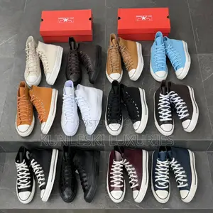 Original Converse Chucks 70 Leather / Canvas High Too Sneakers