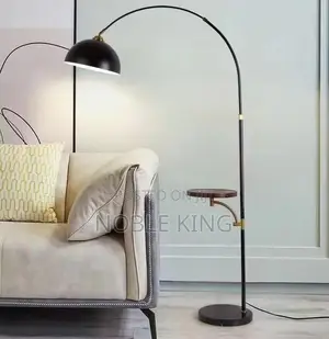 European Style Iron Black White Gold Floor Lamp Living Room