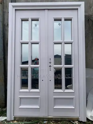 Luxury Israeli Steel Entrance Door With Glass Sidelights