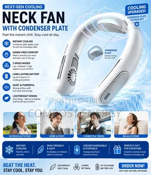 Cool Breeze Condenser Chilling Neck Fan